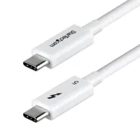 Startech.com TBLT5MM50CM240WWH Thunderbolt 5 kábel 0,5 m fehér 2x USB-C 240W #1