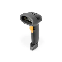 Assmann DA-81001 kézi 1D vonalkód olvasó USB RJ45 kábeles 2 m IP54 fekete ABS PC