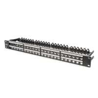 Assmann DN-91424 patch panel 1U 48-portos cat6a magas sűrűségű árnyékolt