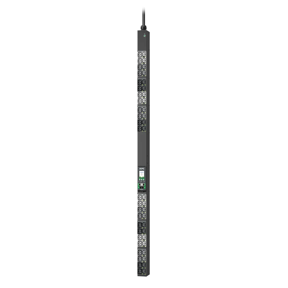 APC APDU10250SM NetShelter rack pdu advanced switched metered outlet 3-fázisú, 48 kimenet, C13/C15/C19/C21, 400 V bemenet, 16 A, 1,8 m #1