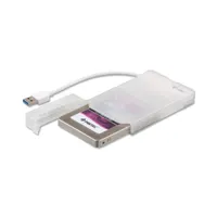 I-tec MYSAFEU314 MySafe 2.5" USB 3.0 külső 1-es HDD-SSD ház fehér SATA I II III