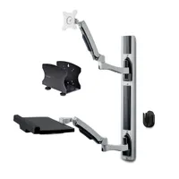 Startech.com 2PASTSC-WALL-MOUNT falra szerelhető monitor tartó 32" 10 kg forgás 360° tilt -20°–90°
