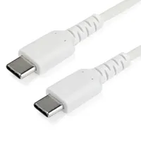 Startech.com RUSB2CC2MW USB Type-C adat- és töltőkábel 2 m USB 2.0 nikkel burkolás fehér