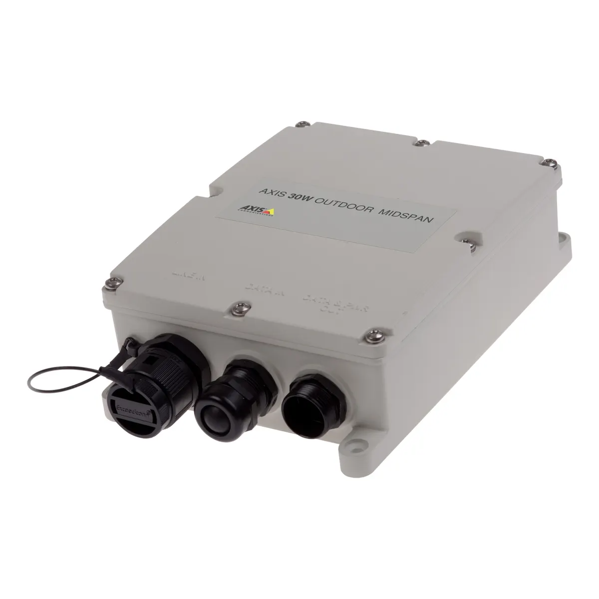 Axis 01944-001 Midspan PoE injektor kültéri IP66 IP67 30W AC 100-240 V 50-60 Hz #1