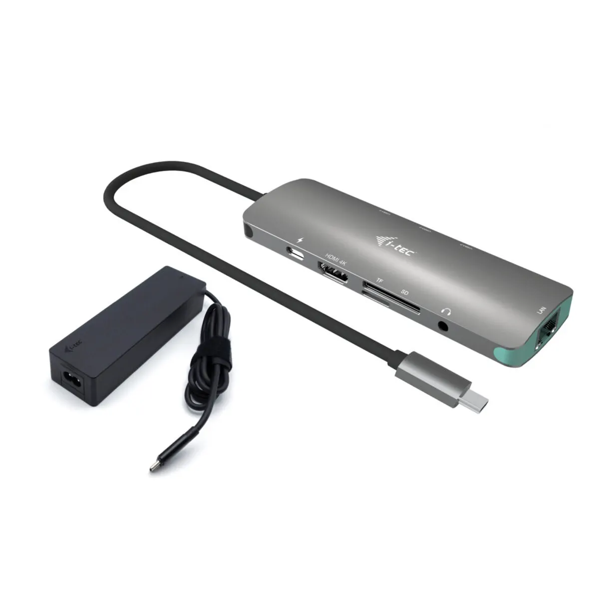 I-tec C31NANOLANPD100 Nano LAN USB-C 3.2 Gen1 HDMI 4K LAN PD 100W SD és microSD 5 Gbps #1