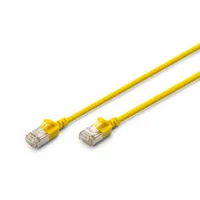 Assmann DK-1632-A-030S-Y Cat6A F-FTP Slim patchkábel 3 m sárga