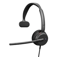 EPOS 1001254 Impact 430T monó fejhallgató vezetékes USB-C és USB-A adapter fekete