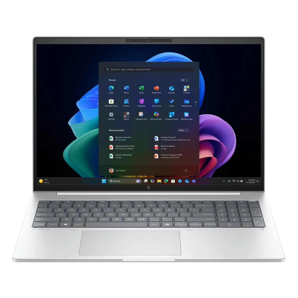 HP Inc. AD4R7ET#AKC EliteBook 8 G1a AMD Ryzen AI 5 340 16" WUXGA 16GB DDR5-SDRAM 512GB SSD Radeon 840M Windows 11 Pro Ezüst Védőtok #1