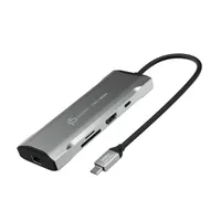 j5create JCD393-N notebook dokkoló USB-C Space Grey 100 W PD 1 Gbps