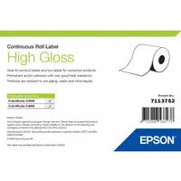 Epson 7113752 fényes öntapadós címke folyamatos tekercs 51 mm x 33 m