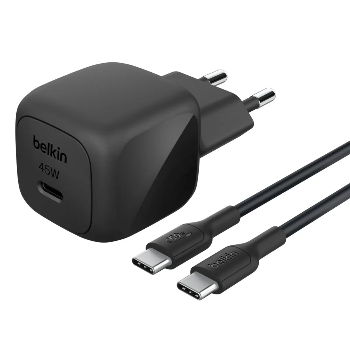 Belkin WCA013KQ1MBK-B6 BOOSTCHARGE 45W USB-C töltő PD PPS 1 m USB-C kábel fekete #1