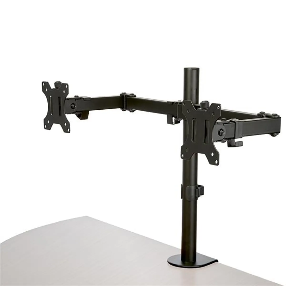 Startech.com ARMDUAL2 duál monitortartó asztali 32" teherkapacitás 16 kg VESA 75x75-100x100 forgatás -90 - 90°, dőlés -45 - 45° #1