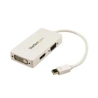 Startech.com MDP2VGDVHDW Mini DisplayPort-VGA-DVI-D-HDMI adapter 0,15 m #1