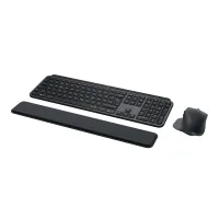 Logitech 920-011606 MX Keys S Combo háttérvilágításos Bluetooth LE QWERTZ német kiosztás grafit egér mellékelve