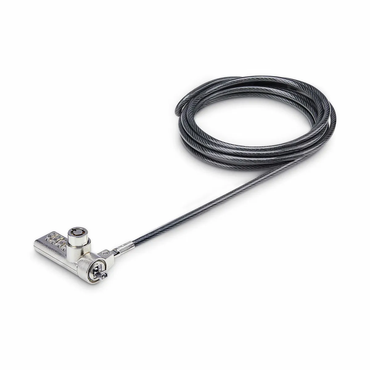 Startech.com DUALKA10-LAPTOP-LOCK Laptop zár fekete kód 2 m #1