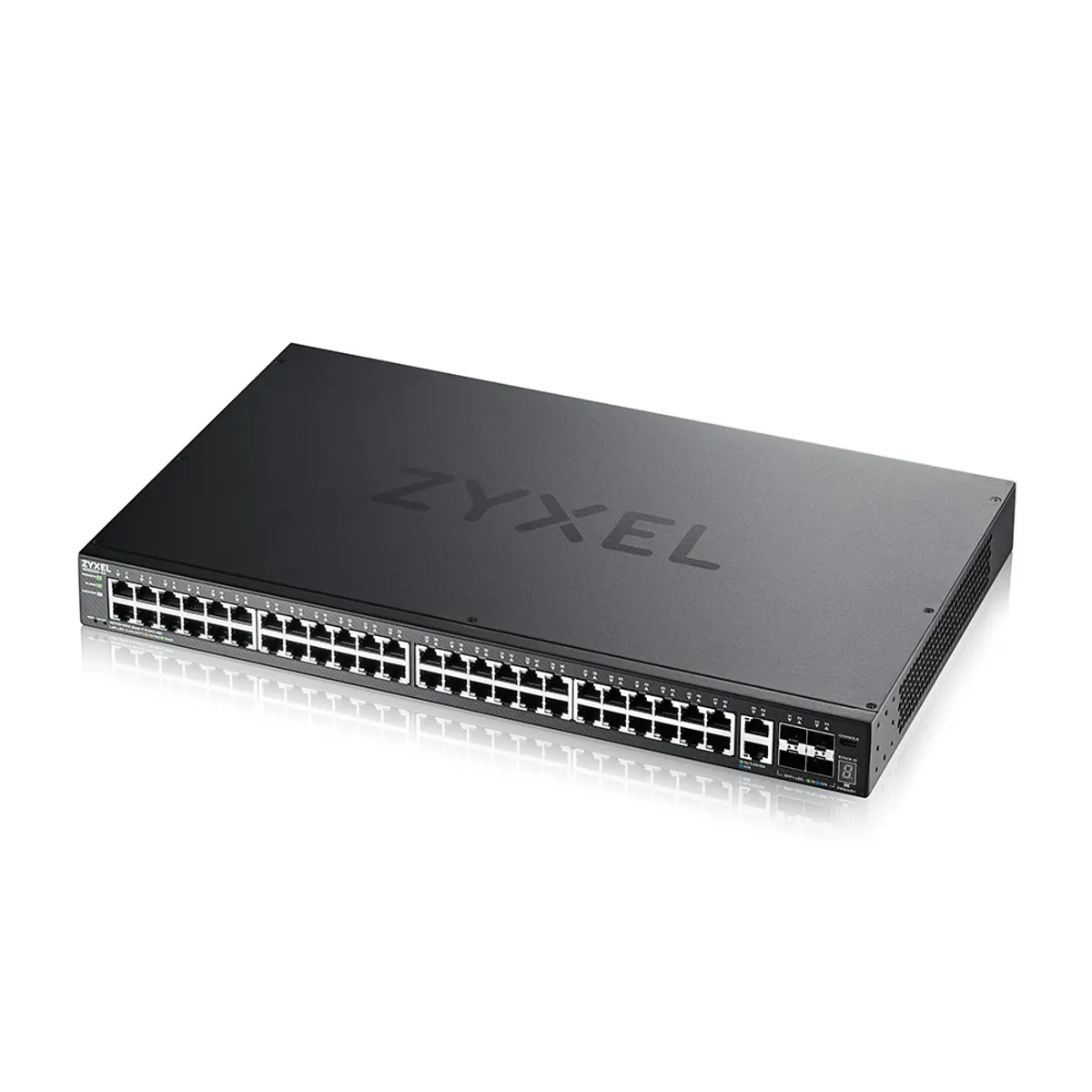 Zyxel XGS2220-54-EU0101F XGS2220-54 48xGbE RJ45 4x10G SFP L3 menedzselt NebulaFlex Pro 1 év PoE támogatás #1