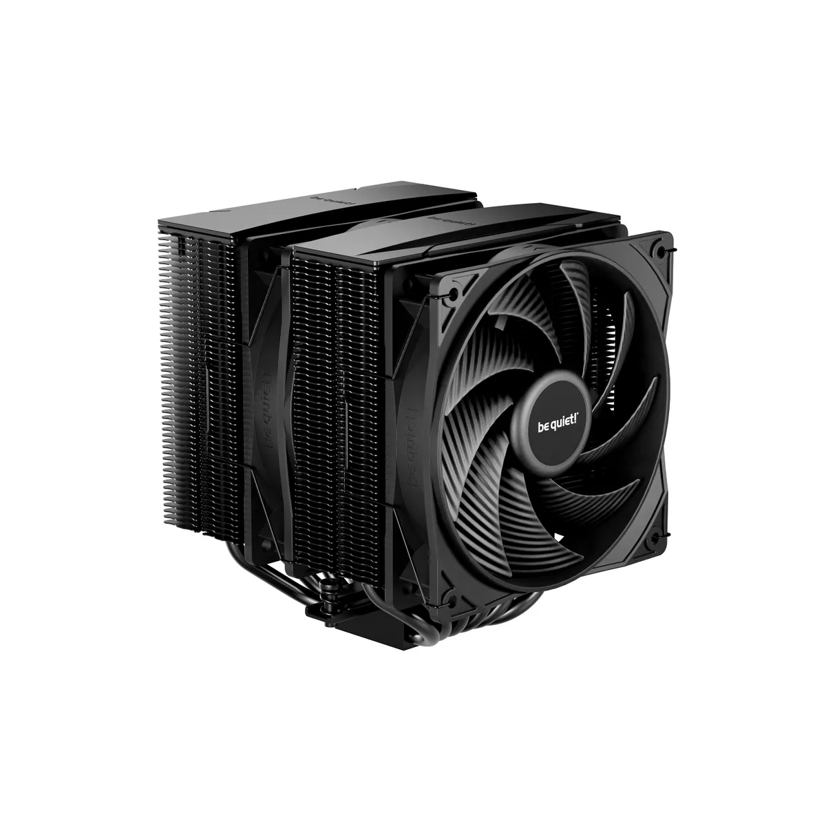 be quiet! BK042 Pure Rock Pro 3 Black 2x120mm PWM ventilátor AM4 AM5 Intel 1851 1700 1200 1150 1151 1155 6 hőcsövek #1