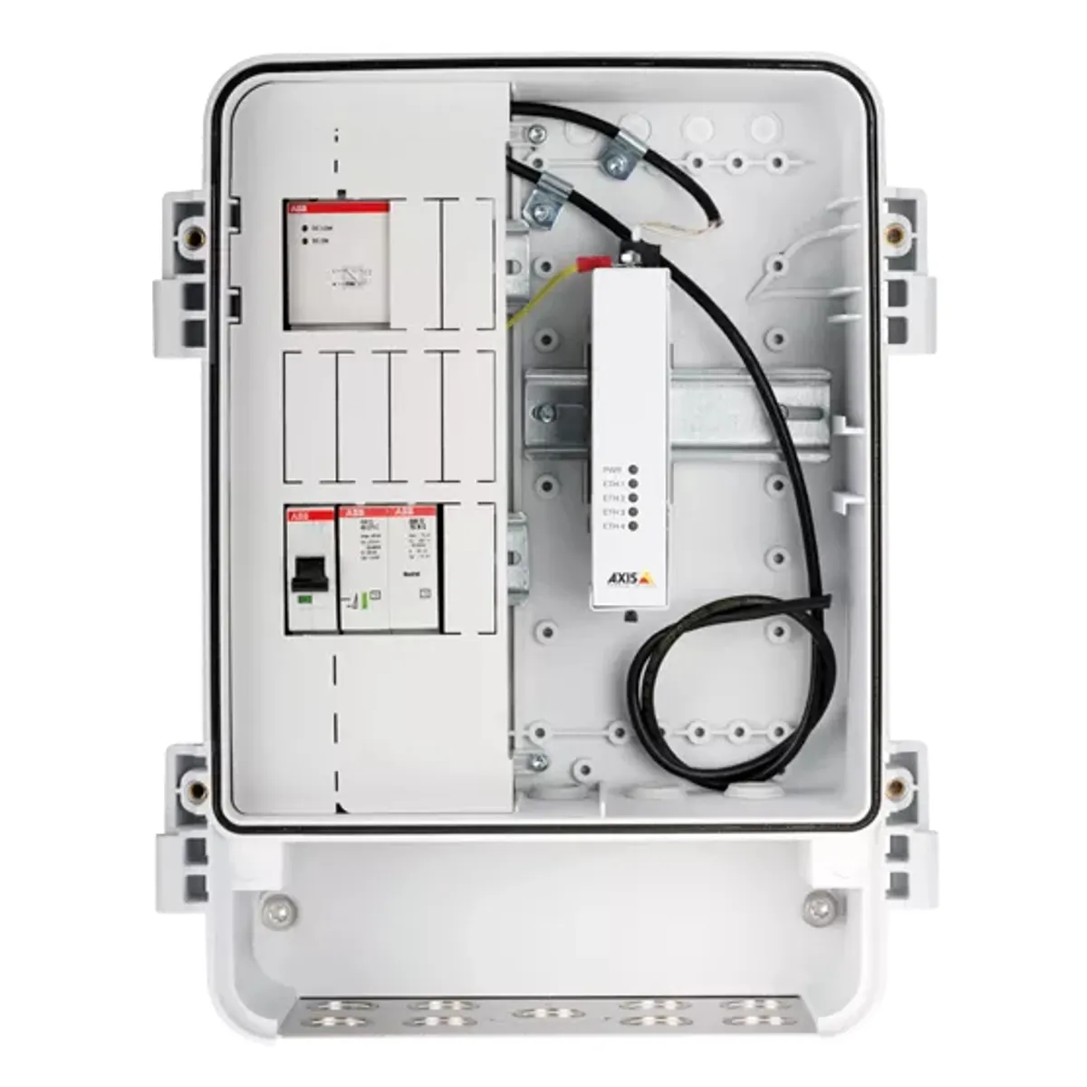 Axis 5505-401 T98A15-VE media conv.cabin 230 V AC fehér univerzális #1