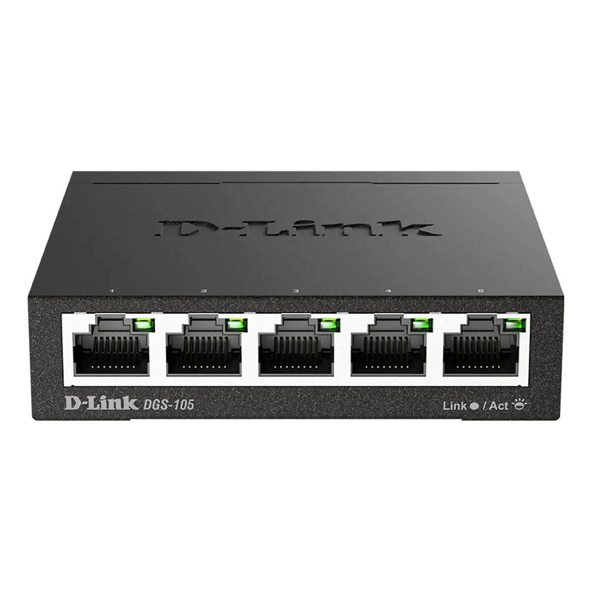 D-Link DGS-105/E 5-portos gigabit nem menedzselt asztali switch fém ház #1