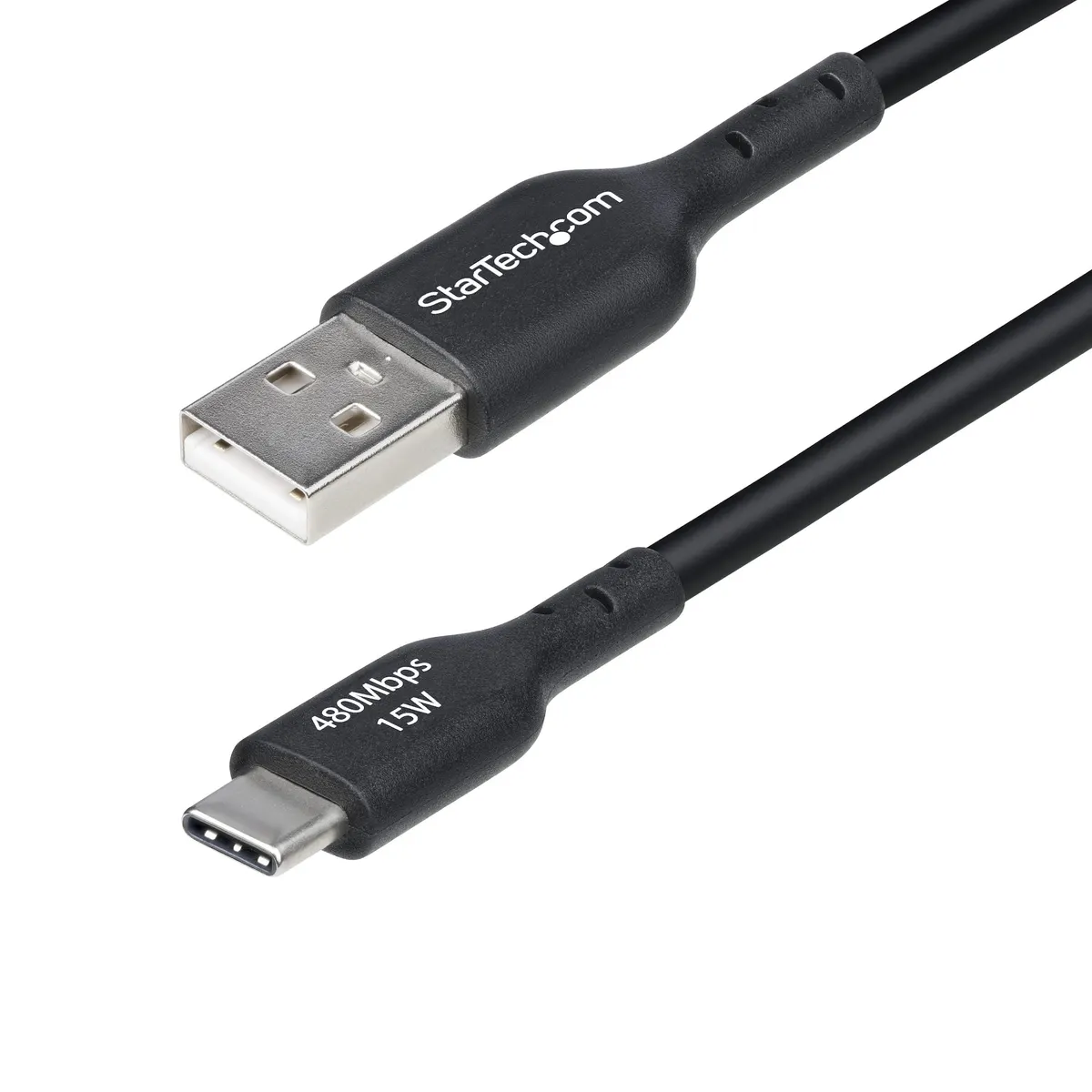 Startech.com USB2AC3MNC USB-A to USB-C kábel 3 m USB 2.0 Fekete #1