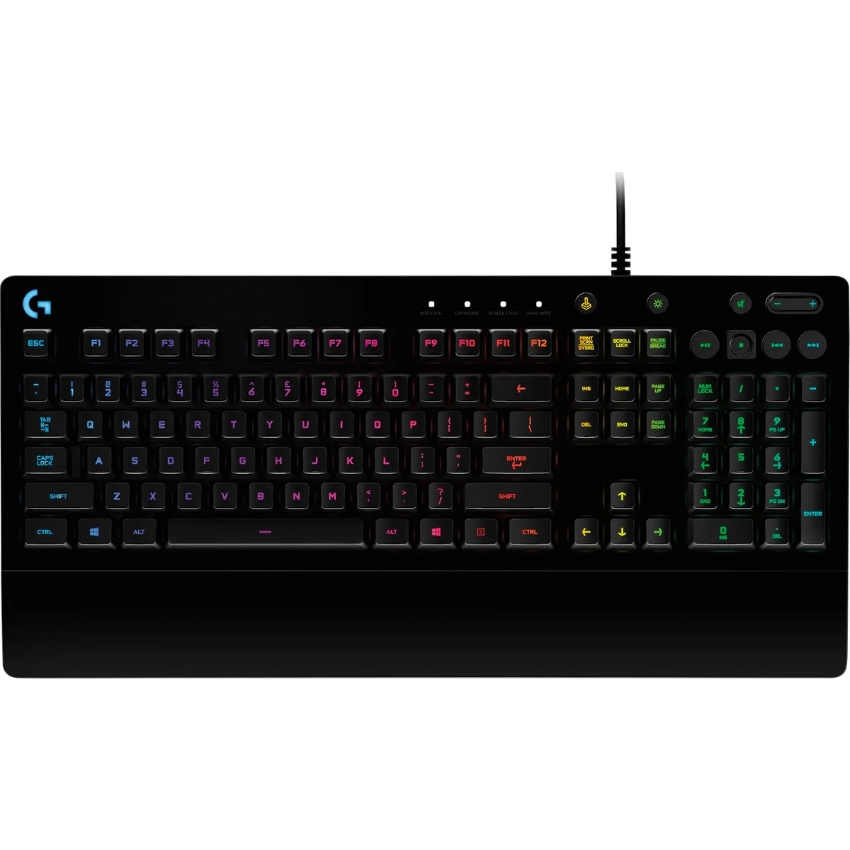 Logitech 920-010738 G213 Prodigy vezetékes USB RGB LED háttérvilágítás 1,8 m csuklótámasz QWERTZ #1