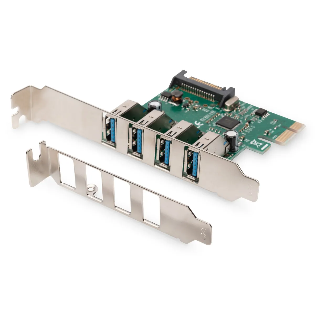 Assmann DS-30221-1 USB 3.0 PCI Express bővítő kártya 4 portos külső VL805 #1