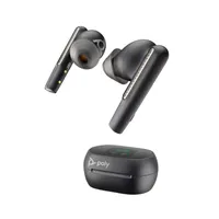 Poly 7Y8H0AA Voyager Free 60 UC Bluetooth 30 m fekete BT700 USB-C adapter érintőképernyős töltőtok