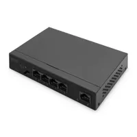 Assmann DN-95330-1 4-portos 1G PoE switch 60W költségvetés, unmanaged, 1 uplink #1