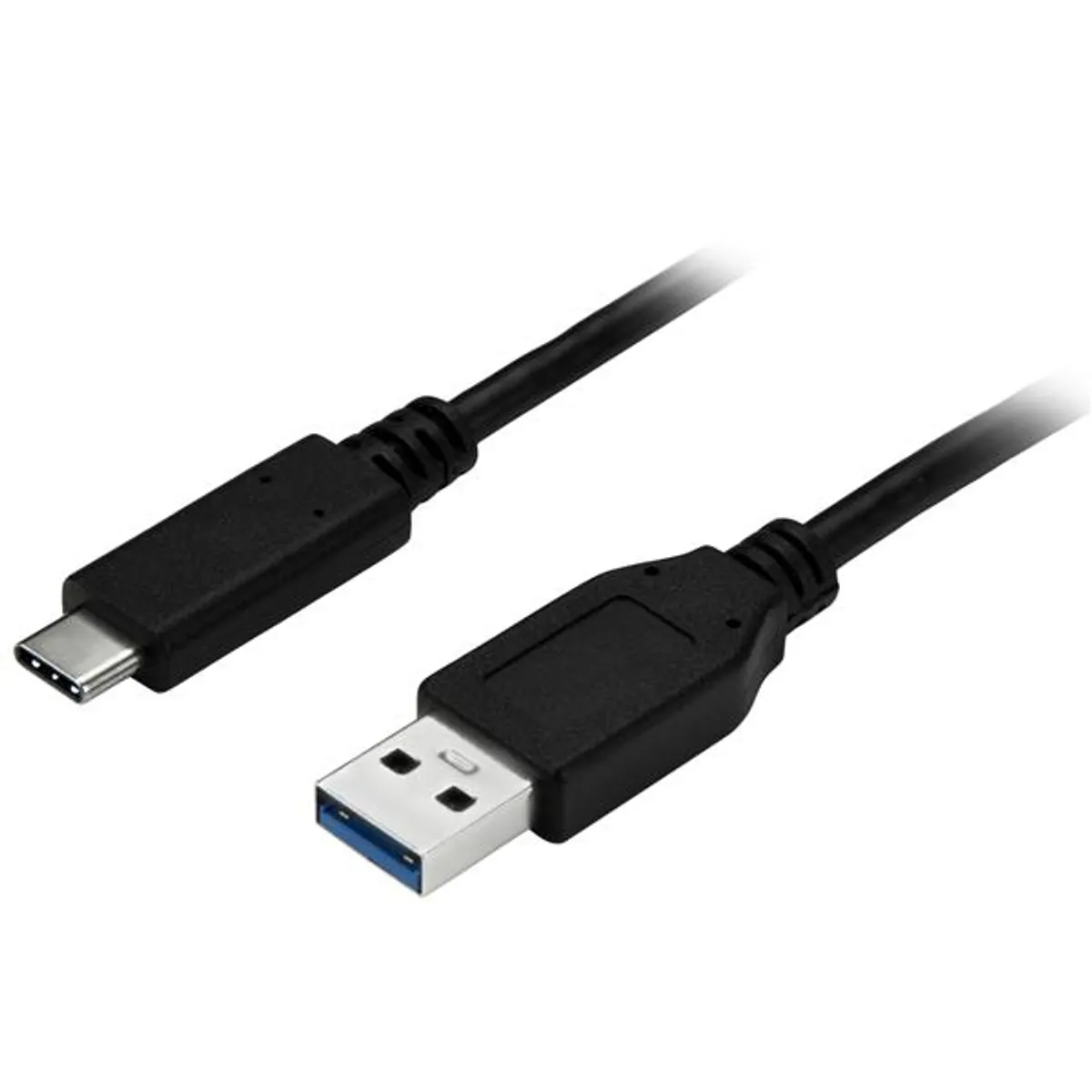 Startech.com USB315AC1M USB-A to USB-C adat- és töltőkábel 1 m USB 3.2 Gen 1 5 Gbps nikkel fekete #1