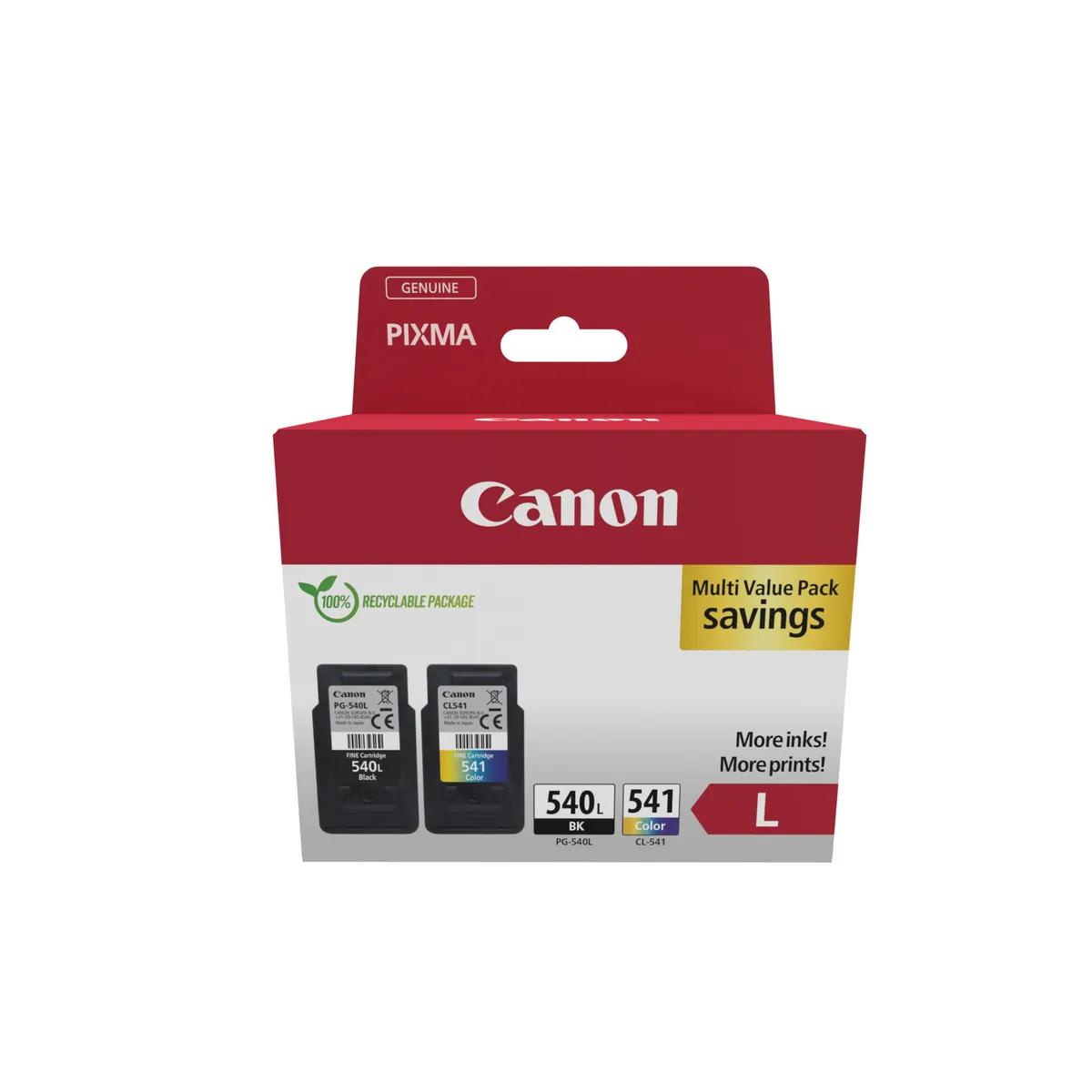 Canon 5224B013 tintapatron csomag 2 db fekete és színes cián magenta sárga PIXMA kompatibilis #1
