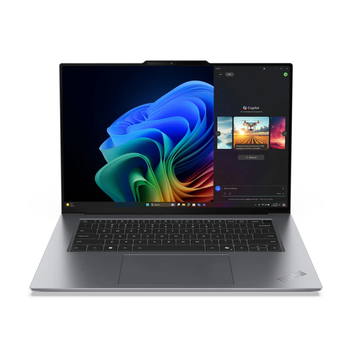 Lenovo 21Q6001XHV ThinkPad X9-15 Gen 1 Intel Core Ultra 5 228V 32GB LPDDR5x 512GB SSD 15.3" 2880x1800 Windows 11 Pro Arc130V Szürke #1