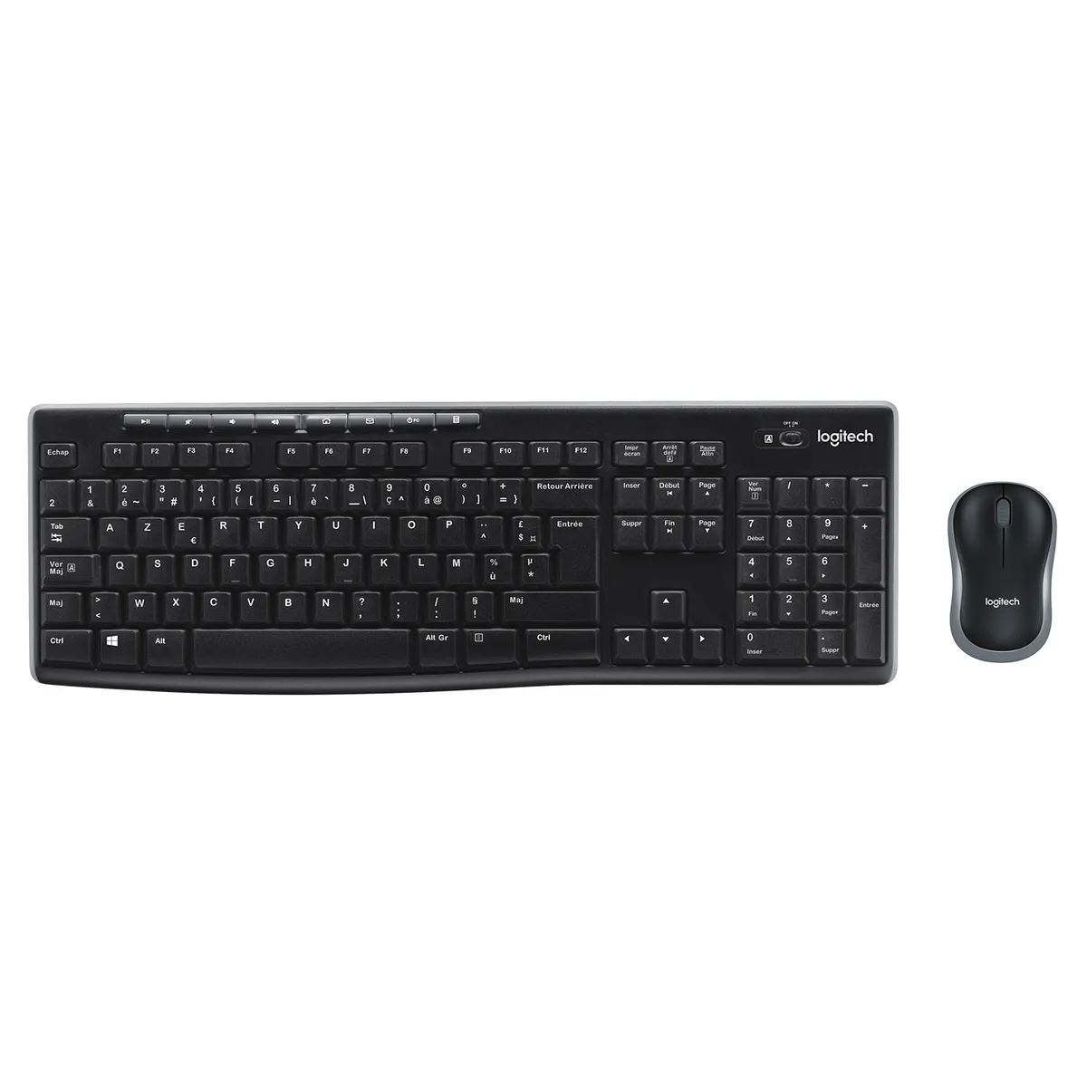 Logitech 920-004524 MK270 wireless combo azerty fekete USB-vevő egér #1