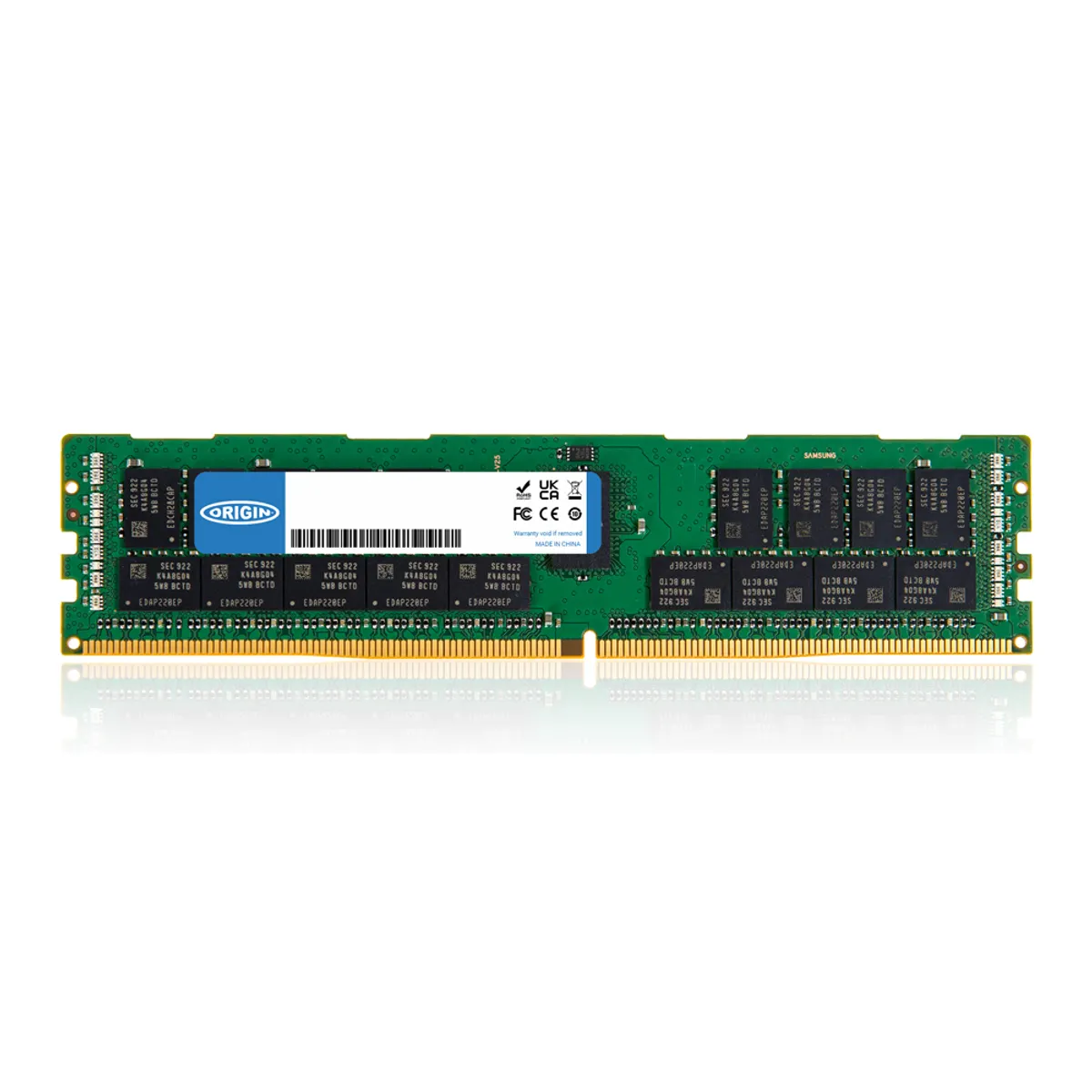 Origin Storage OM32G42666R2RX4E12 32GB DDR4 2666MHz RDIMM 2Rx4 ECC 1.2V #1