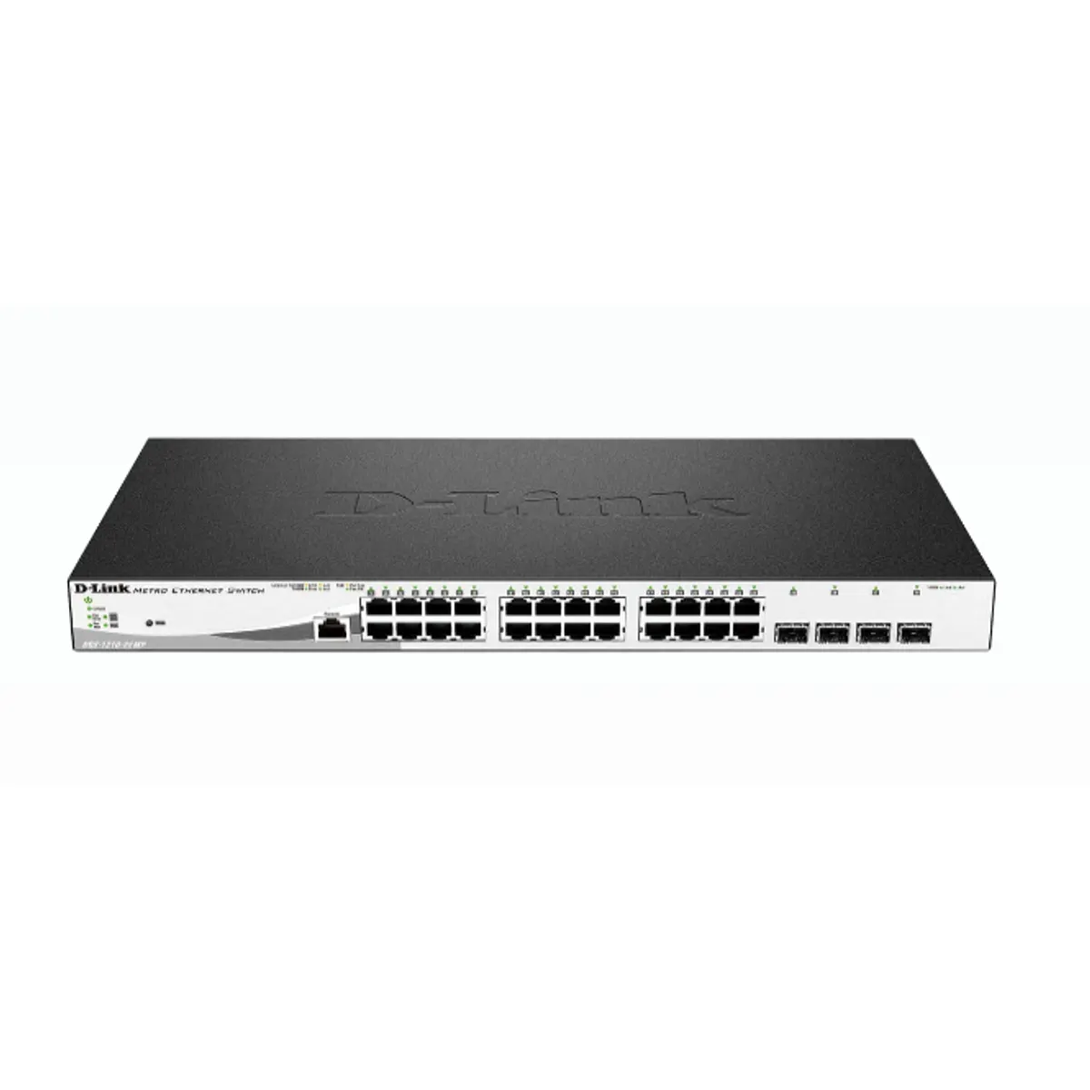 D-Link DGS-1210-28MP/E 28-portos poe+ okos kapcsoló, 24x poe+ portok, 4x sfp, 370W poe keret, 56 gbps #1