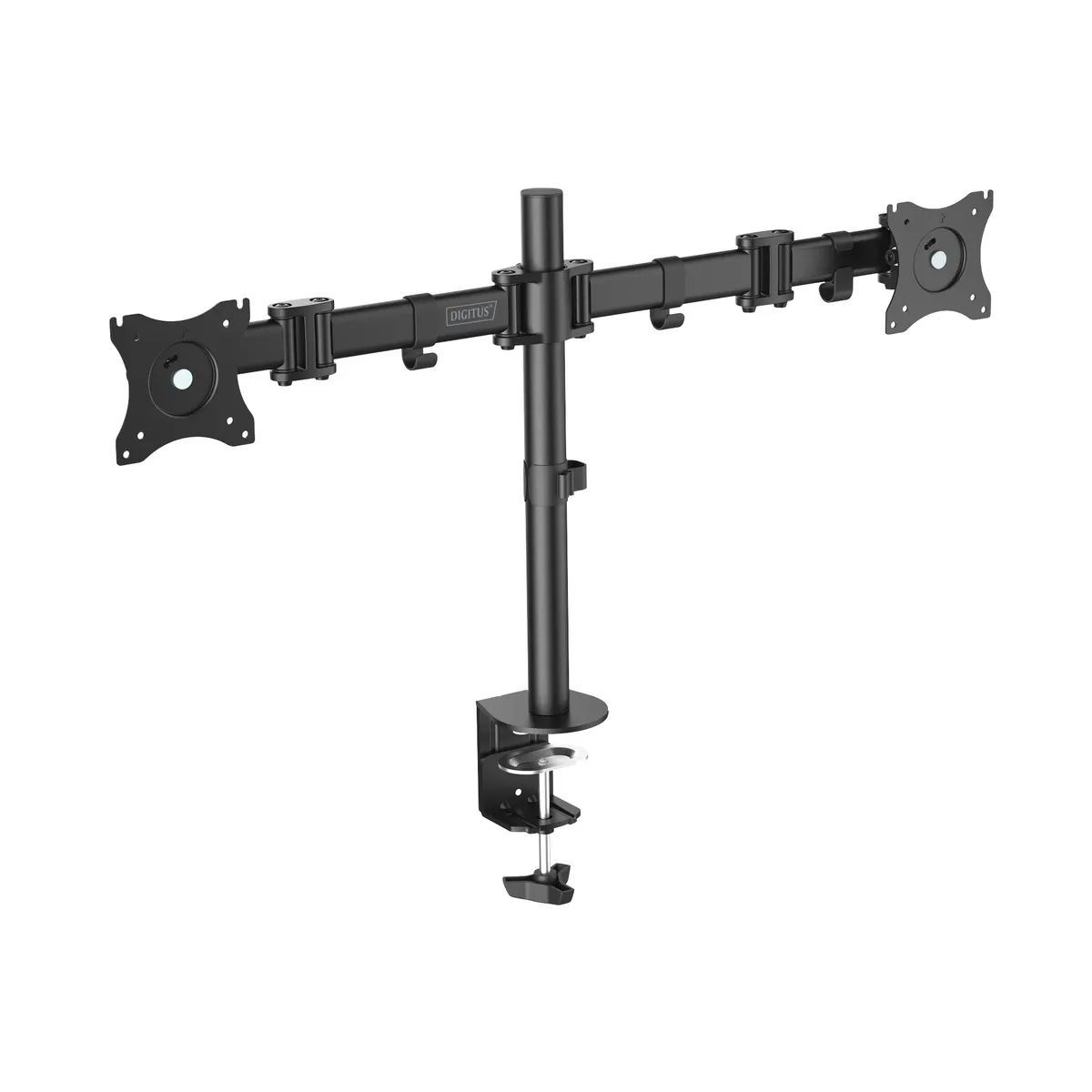 Assmann DA-90349 kétmonitoros állványcsipesz 8 kg 15"-27" 75x75-100x100 fekete #1