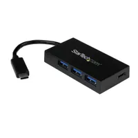 Startech.com HB30C3A1CFB USB-C 4-port hub 1x USB-C bemenet, 3x USB-A kimenet, USB 3.2 Gen 1