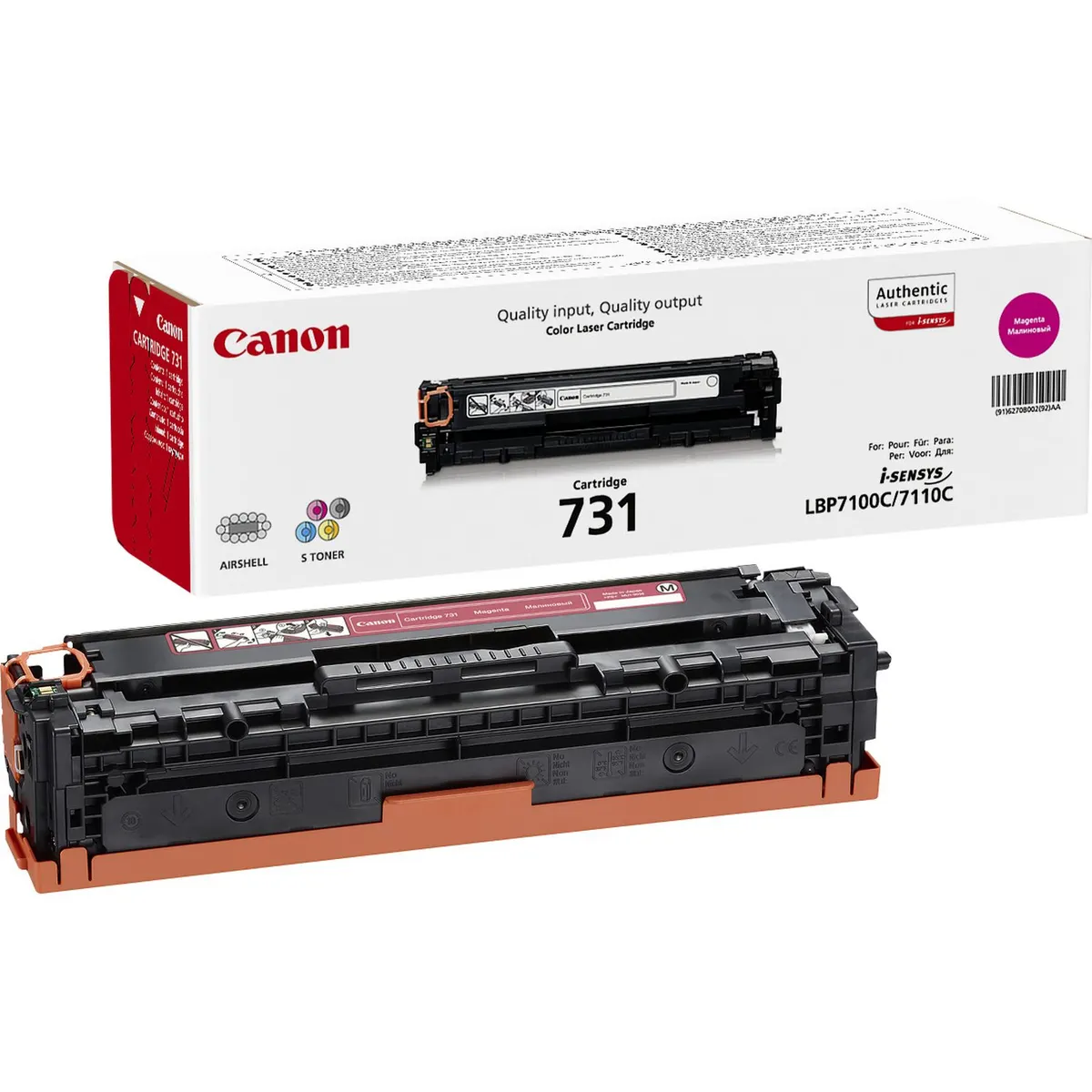 Canon 6270B002 731 Magenta festékkazetta 1500 oldal kompatibilis i-SENSYS LBP7100CN és LBP7110CW #1