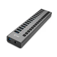 I-tec U3CHARGEHUB16 16-portos USB 3.0 töltőhub 90W szürke