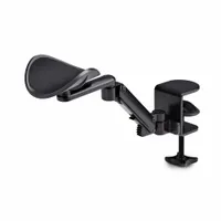 Startech.com 1AHC-DESK-ARM-REST állítható kartámasz asztalhoz fekete alumínium műanyag acél 110 mm x 404 mm x 75 mm