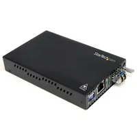 Startech.com ET91000LC2 média konverter 1000Base-T, 1000Base-LX-SX, MMF, 850 nm LC, 12V 1A, 4W fekete