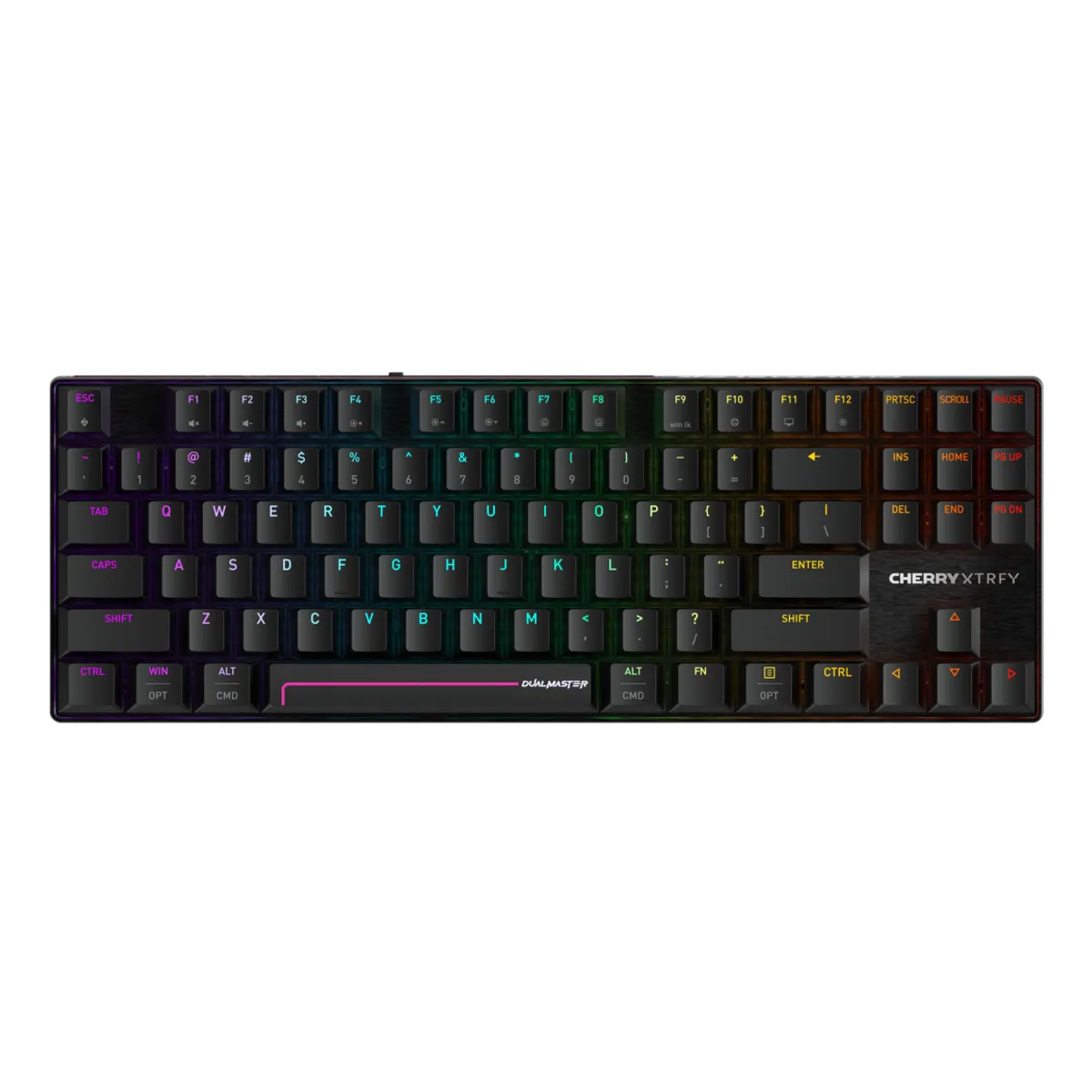 Cherry G8E-3885HACAUS-2 XTRFY MX 8.2 pro tmr wireless 88 billentyűs RGB LED USB, RF Wireless, Bluetooth #1