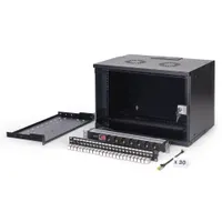 Assmann DN-49203-SET Netw-Set Soho Pro 7U falra szerelhető 60 kg IP20 fekete #1