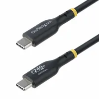 Startech.com USB2EPR3M USB Type-C adat- és töltőkábel 3 m USB-C USB-C USB 2.0 0,48 Gbit/s nikkelezett érintkezők fekete #1
