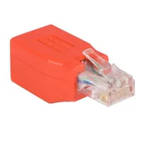 Startech.com C6CROSSOVER Crossover ethernet adapter 2x RJ-45 Vörös