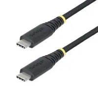 Startech.com S2CEPR1M-USB-CABLE USB-C kábel 1 m USB 2.0 0,48 Gbit nikkel bevonatú csatlakozók fekete #1