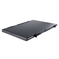 Startech.com ADJSHELFHD polc állítható acél fekete 19" #1