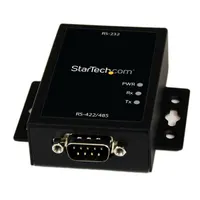 Startech.com IC232485S RS232-RS422-485 konverter Beviteli feszültség 110-240 V Készülékház acél CE FCC REACH tanúsítványok