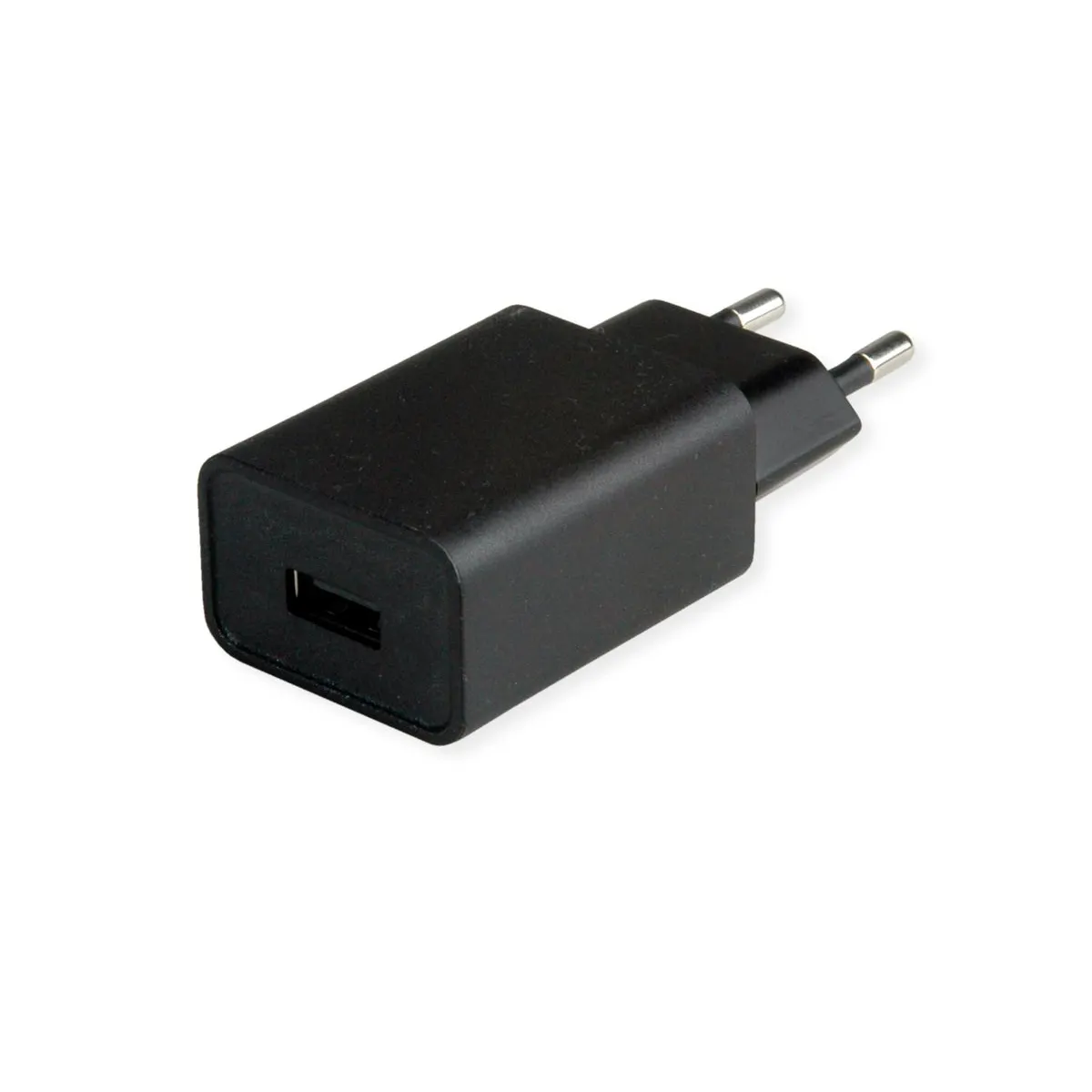 Value 19.99.1093 USB töltő 1 port 5V 2.4A 12W beltéri 100-240V univerzális fekete #1