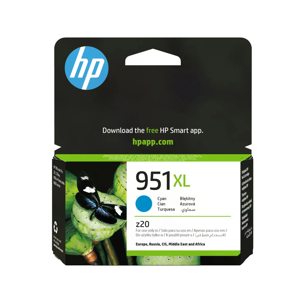HP Inc. CN046AE#BGY 951XL cián tintapatron 24 ml pigment alapú tinta 1500 oldal eredeti #1