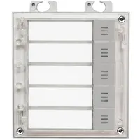 2N 9155035 IP Verso 5 gombos modul ezüst átlátszó